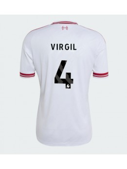 Moški Nogometna dresi replika Liverpool Virgil van Dijk #4 Gostujoči 2026-27 Kratek rokav